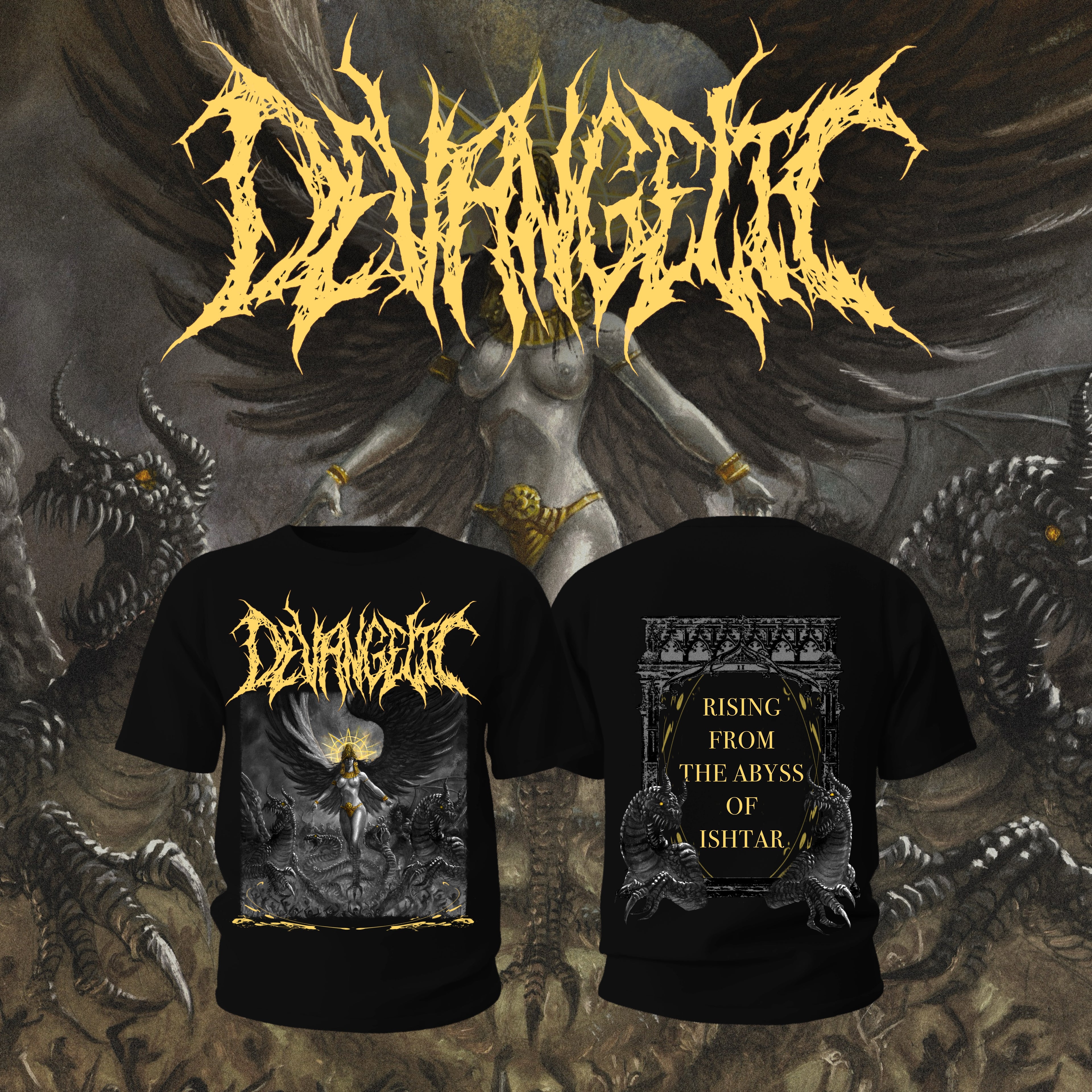 Devangelic - Rising from the Abyss of Ishtar - T-Shirt
