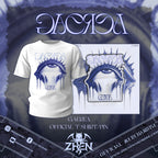 Gaerea - Coma - Hybrid Embroidered T-Shirt & Relief Metal Pin Bundle