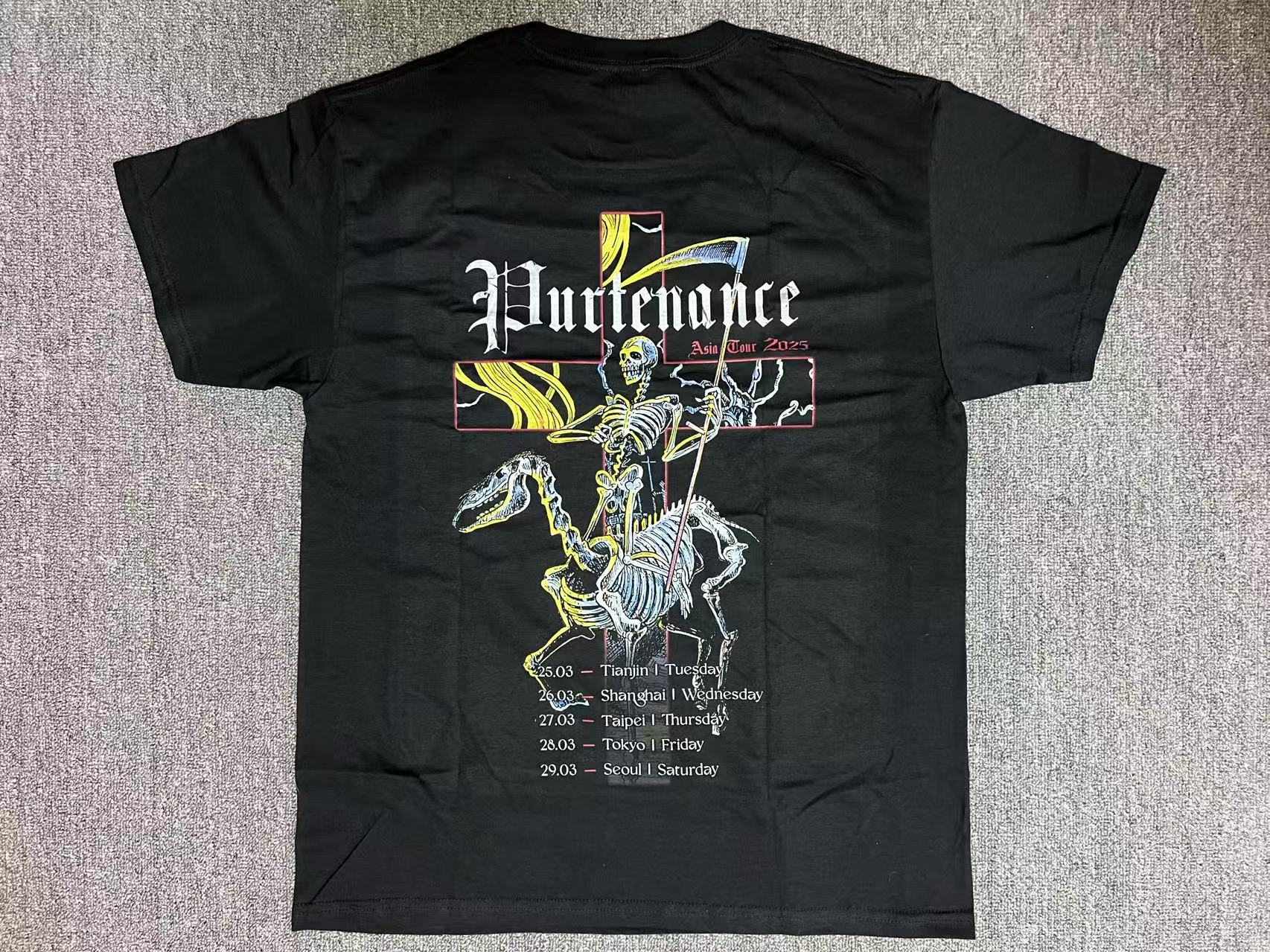 Purtenance - Member of Immortal Damnation - Asia Tour Edition - T-shirt