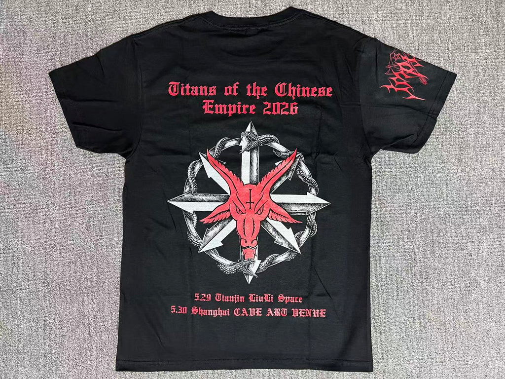 Impiety - Versus All Gods / Titans of the Chinese Empire 2026 - T-Shirt