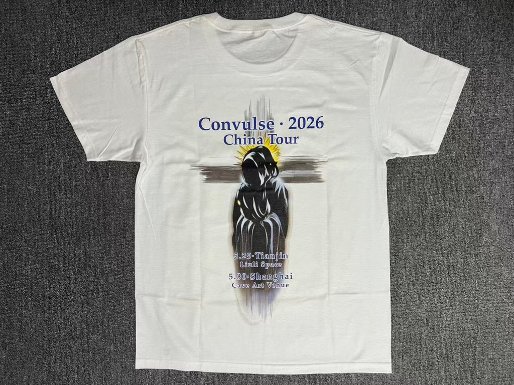 Convulse - World Without God - China Tour 2026 - T-Shirt