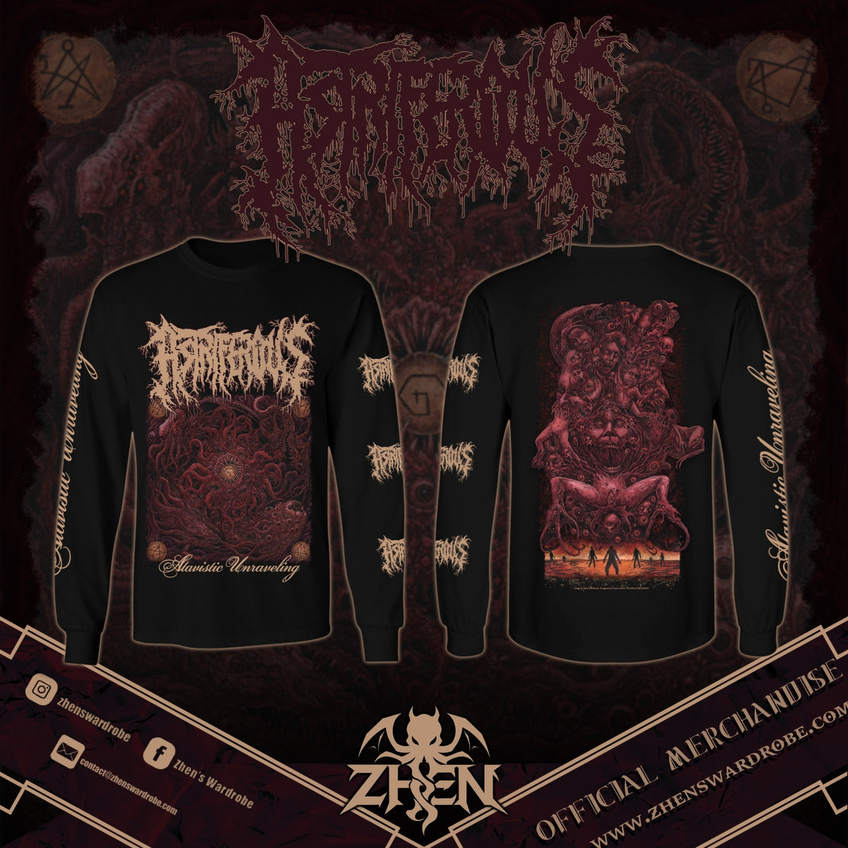 Astriferous - Atavistic Unraveling - Long Sleeve