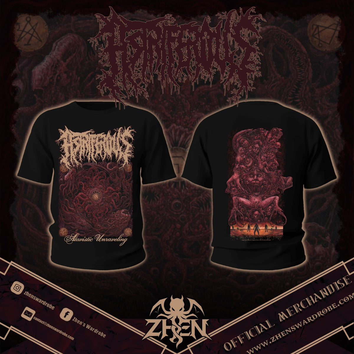 Astriferous - Atavistic Unraveling - T-Shirt