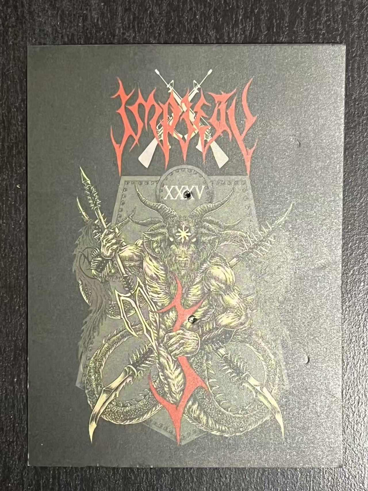 Impiety - Ravage & Conquer - 3D Sculpted Metal Pin
