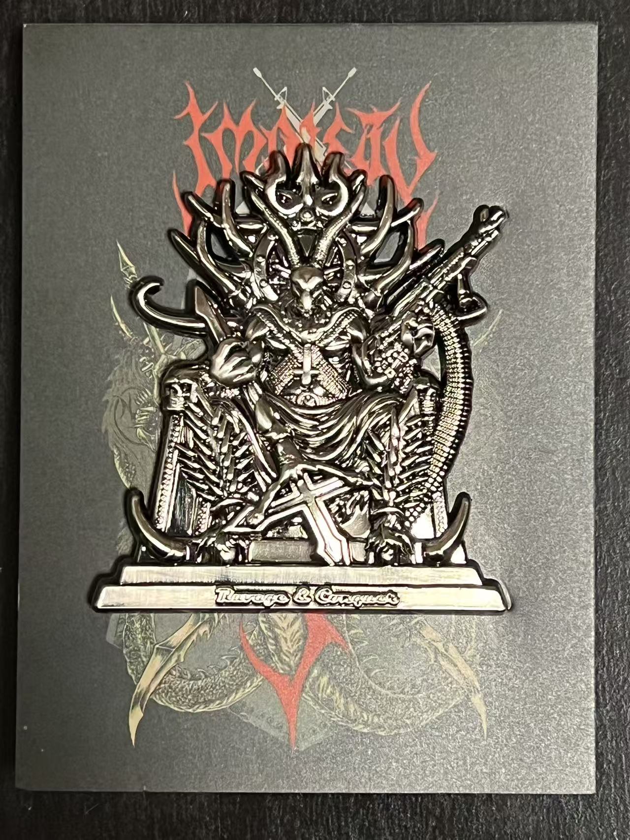 Impiety - Ravage & Conquer - 3D Sculpted Metal Pin