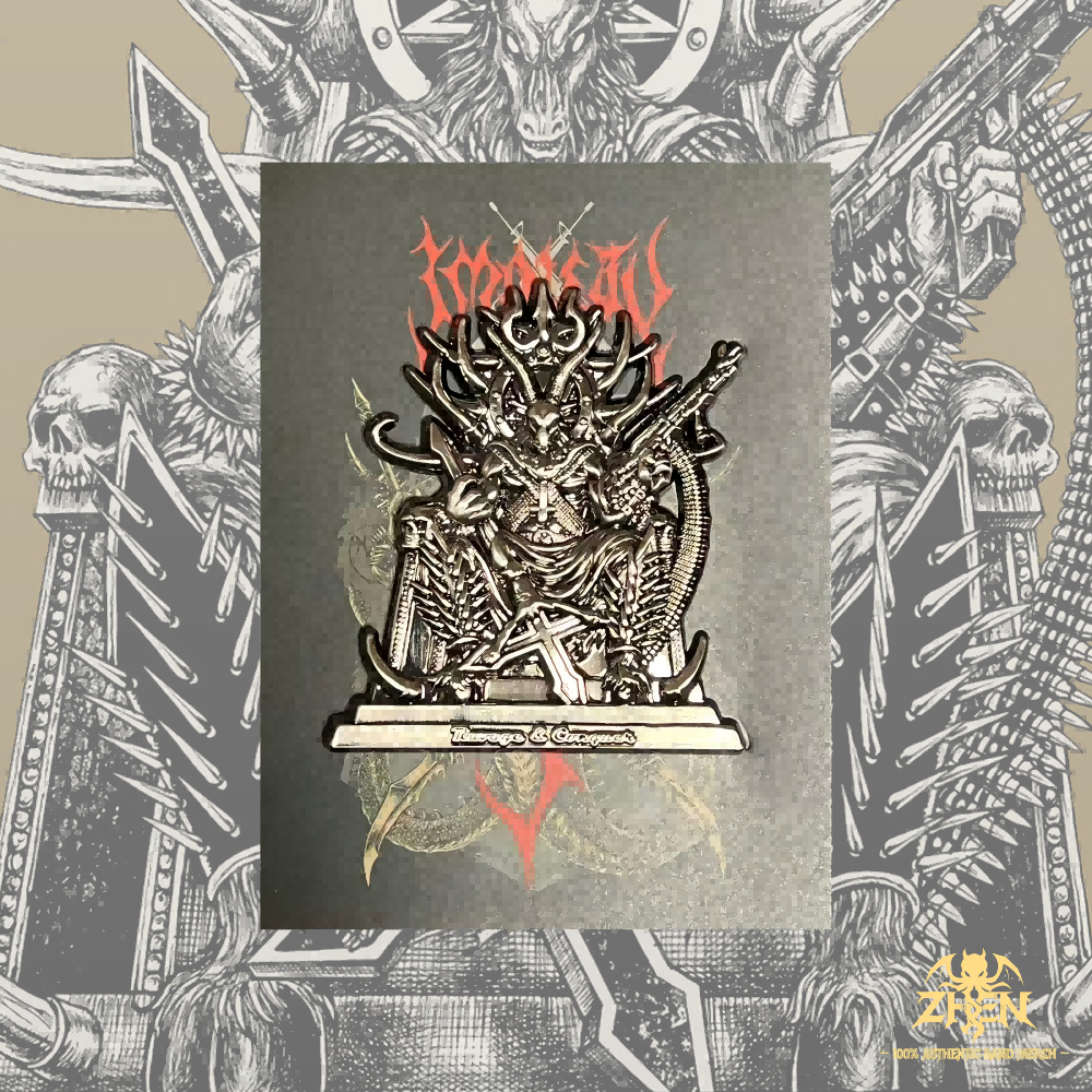 Impiety - Ravage & Conquer - 3D Sculpted Metal Pin