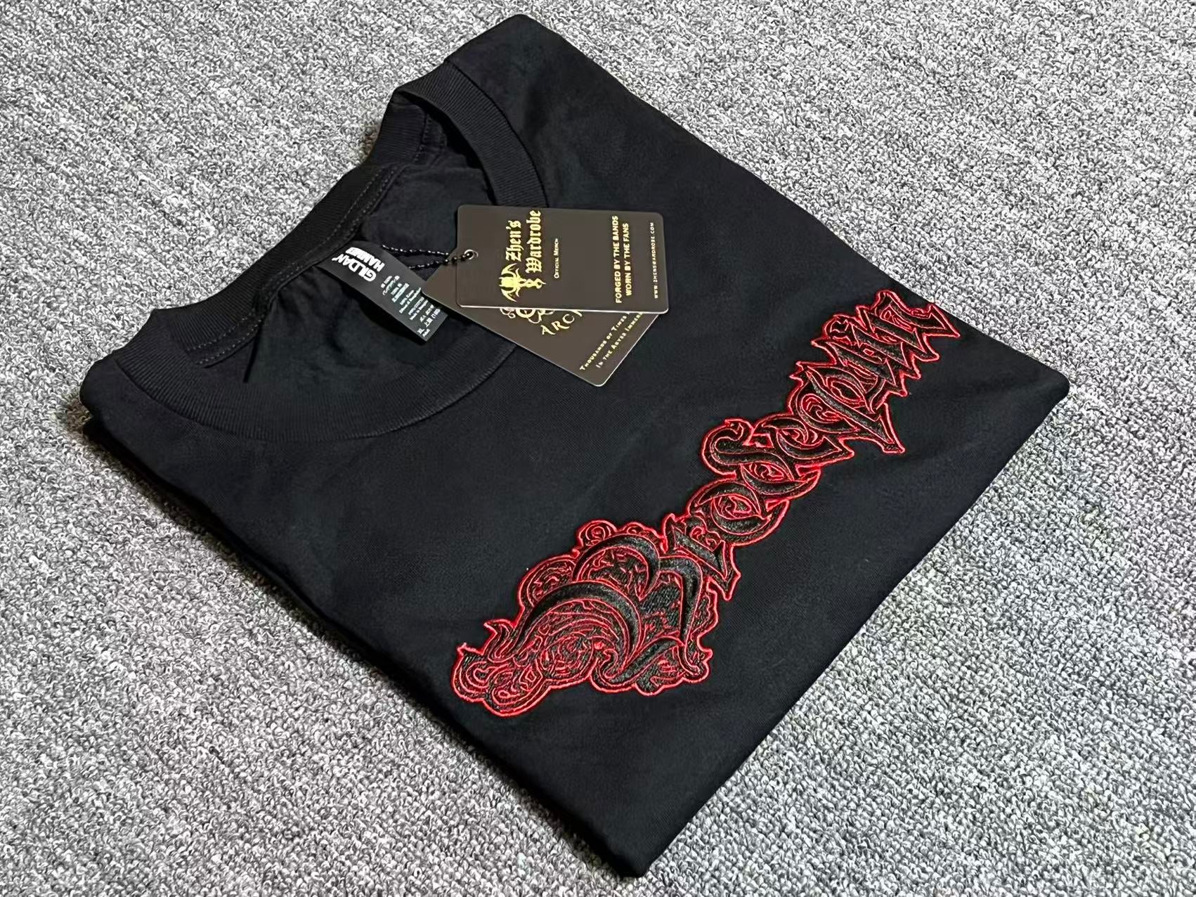Brodequin - Chariot Dismemberment / Ancient Chinese Torture III - Stitched Archive Embroidered T-Shirt