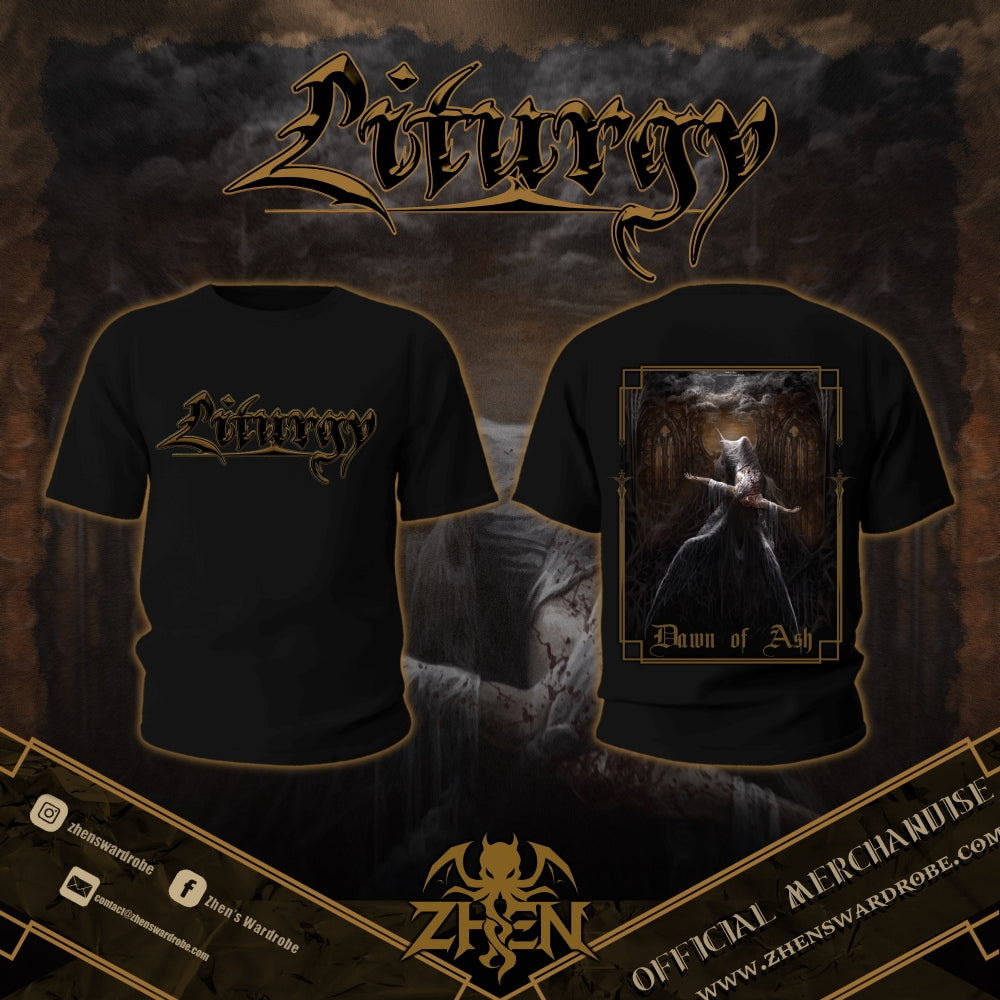 Liturgy - Dawn of Ash  - Stitched Archive Embroidered T-Shirt