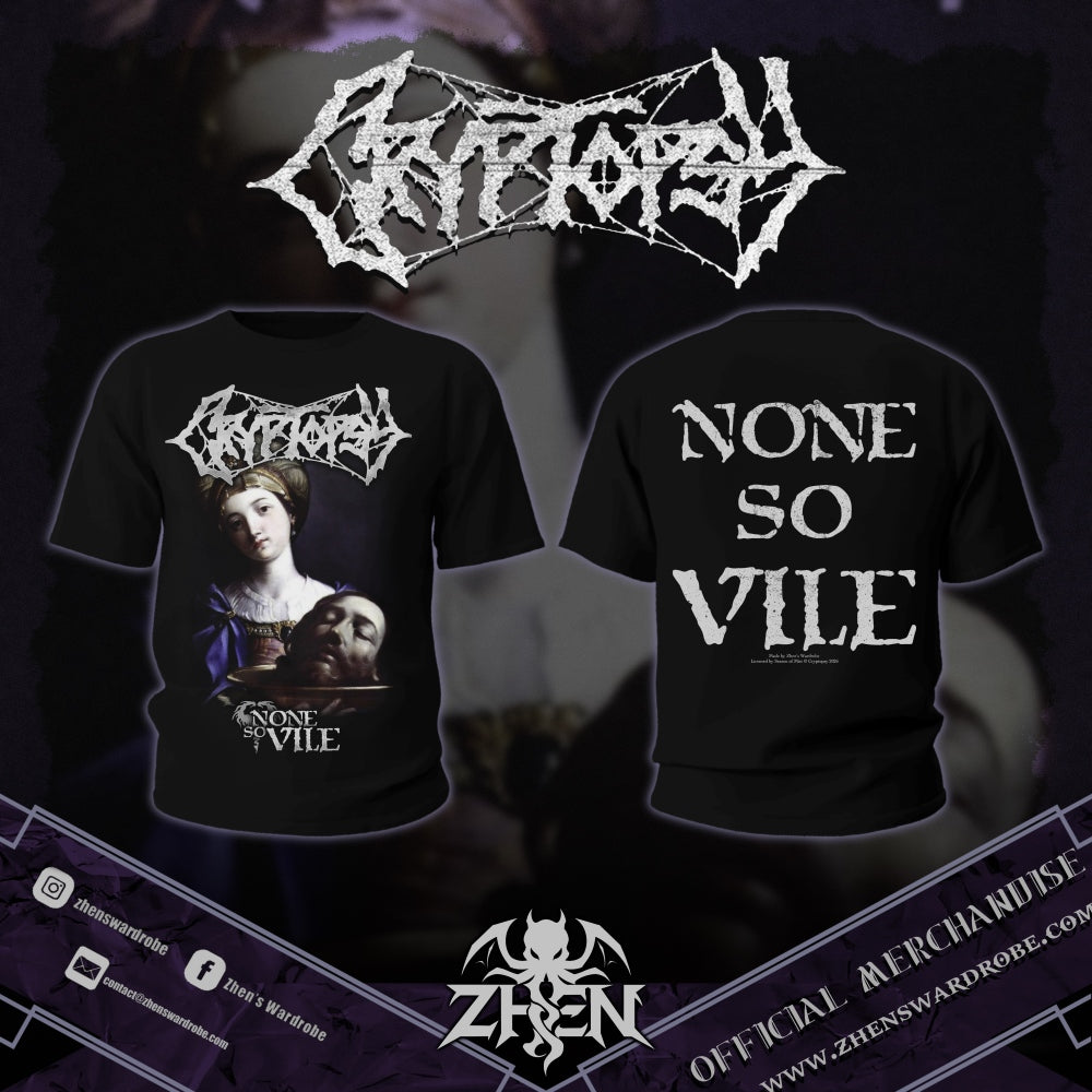 Cryptopsy - None So Vile / 30th Anniversary - Stitched Archive Hybrid Embroidered T-Shirt