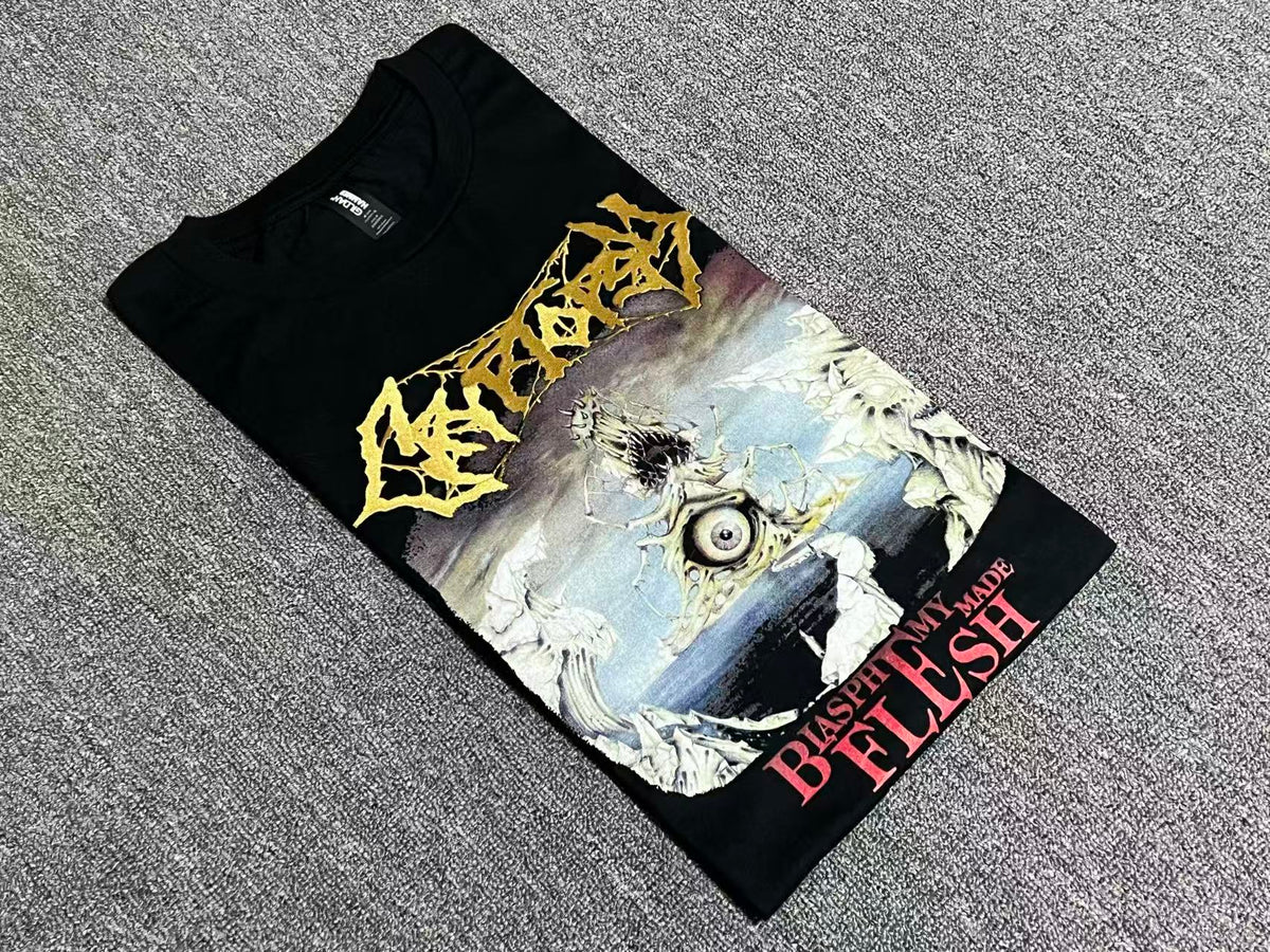 Cryptopsy - Blasphemy Made Flesh - Stitched Archive Hybrid Embroidered T-Shirt