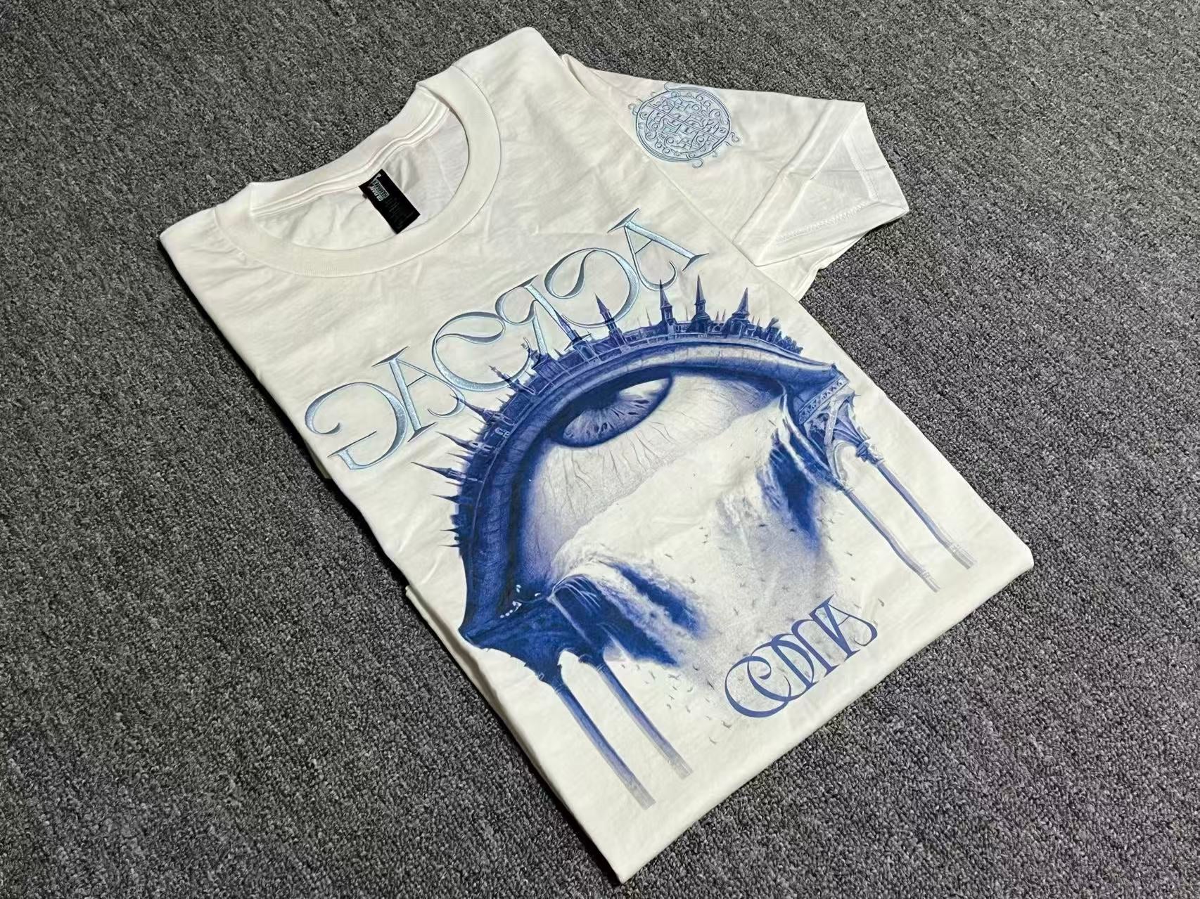 Gaerea - Coma - Hybrid Embroidered T-Shirt & Relief Metal Pin Bundle