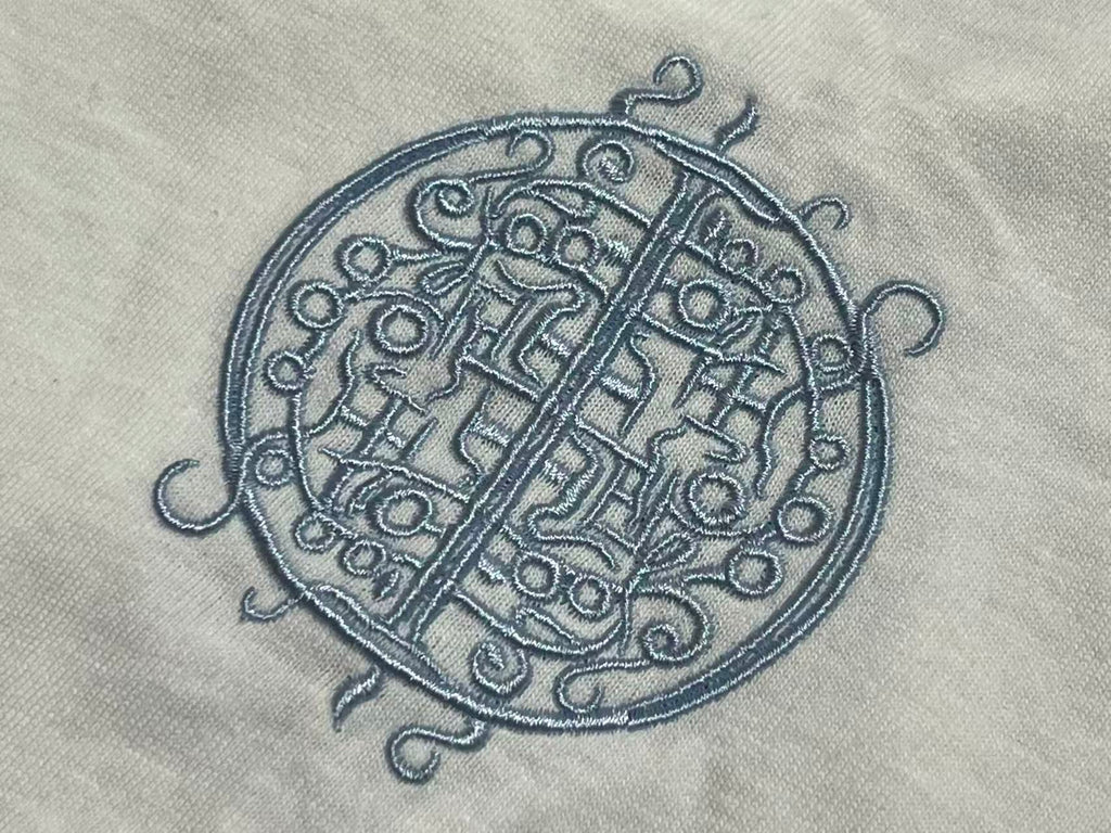 Gaerea - Coma - Hybrid Embroidered T-Shirt & Relief Metal Pin Bundle