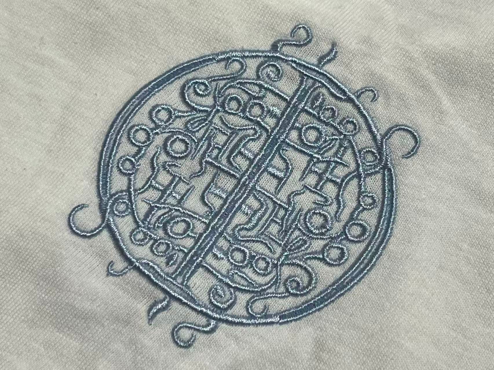 Gaerea - Coma - Hybrid Embroidered T-Shirt & Relief Metal Pin Bundle