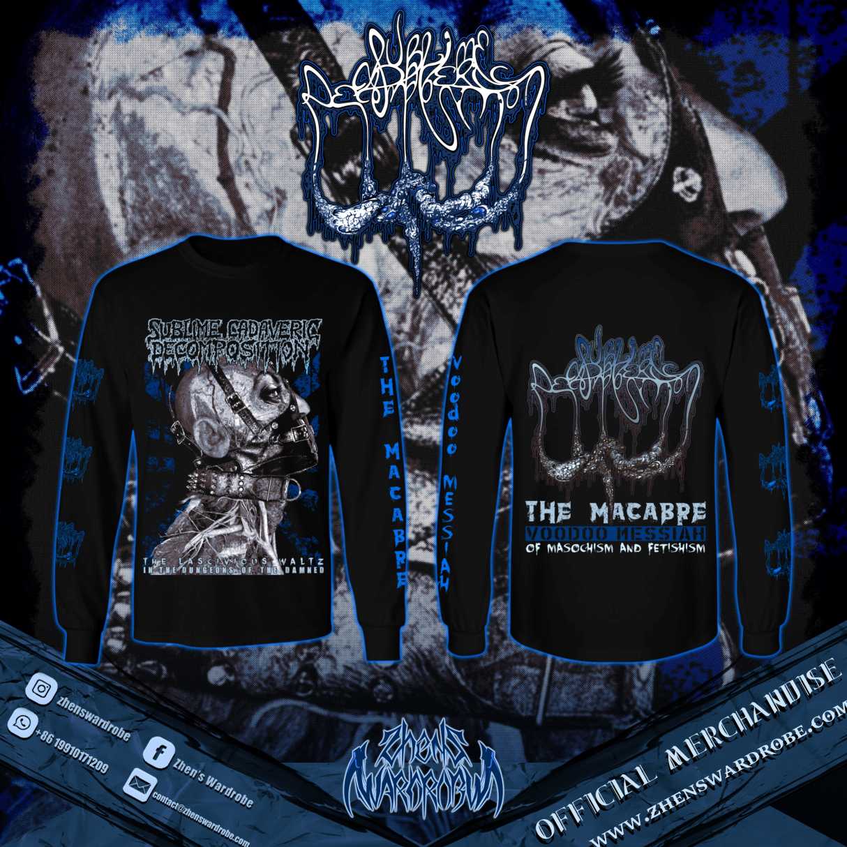 S.C.D. - The Lascivious Waltz In The Dungeons Of The Damned - Longsleeve