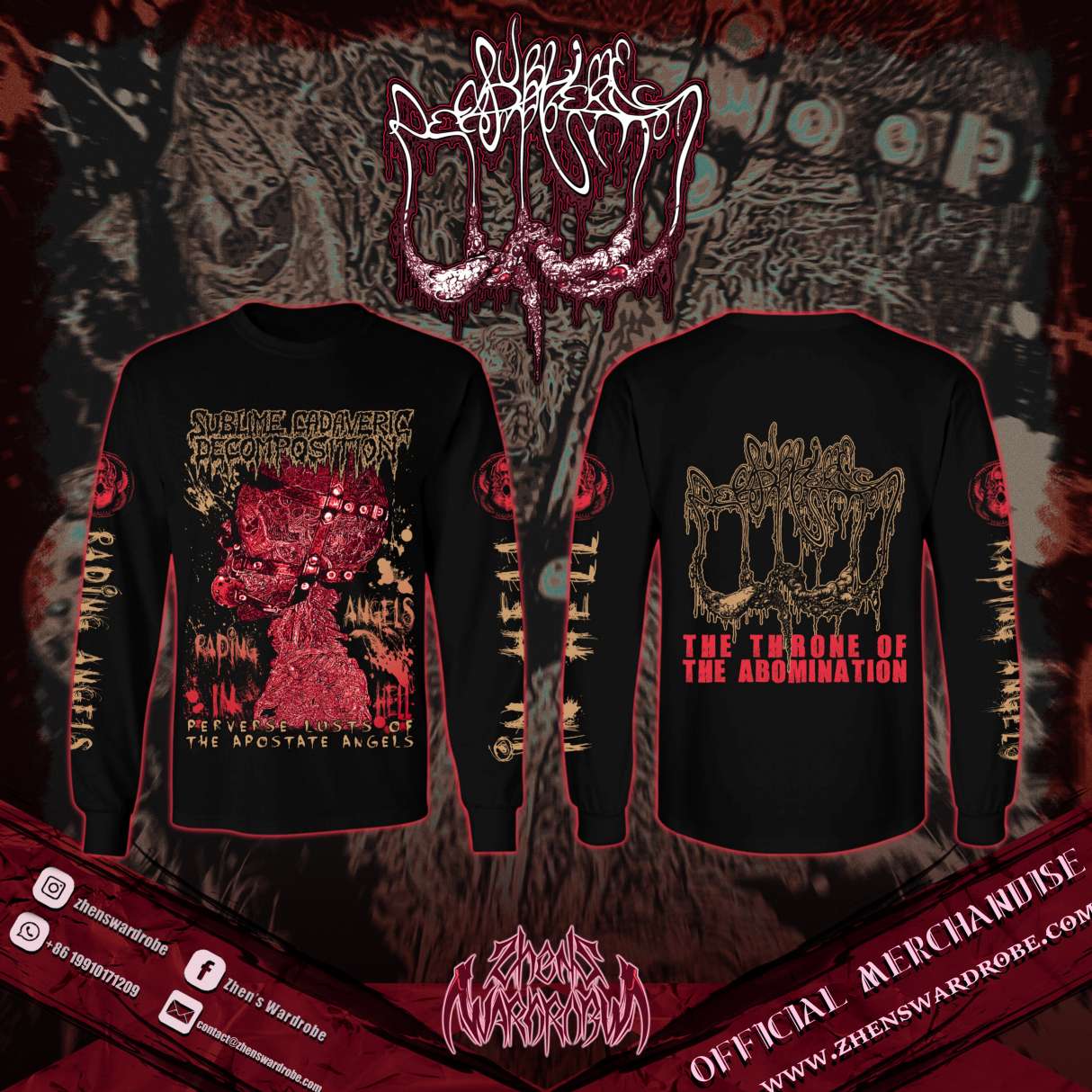 S.C.D. - Perverse Lusts Of The Apostate Angels - Longsleeve