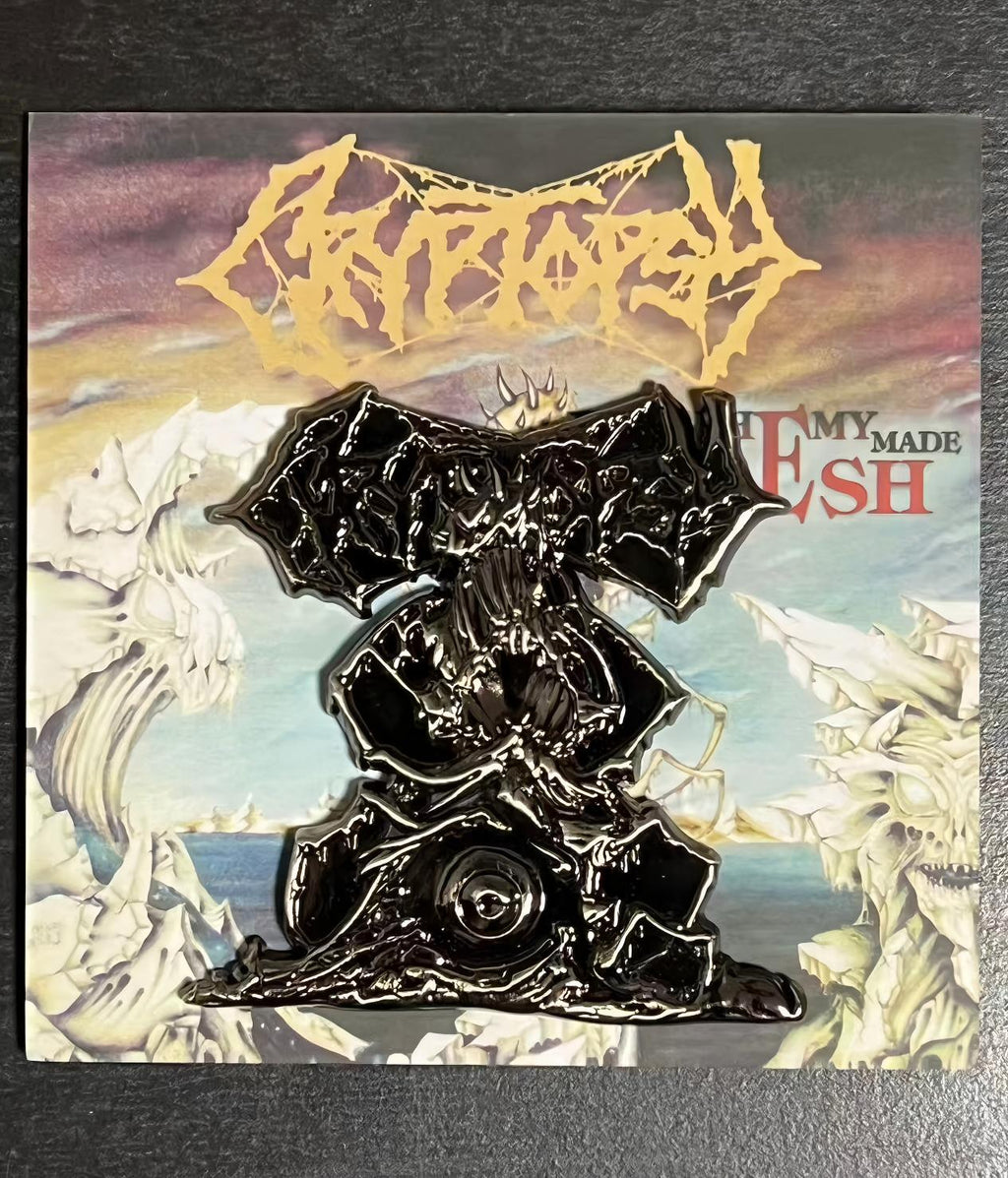 Cryptopsy - Blasphemy Made Flesh - 3D Sculpted Metal Pin