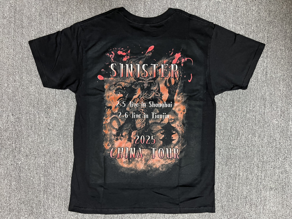 Sinister - China Tour Exclusive 2025 - T-Shirt