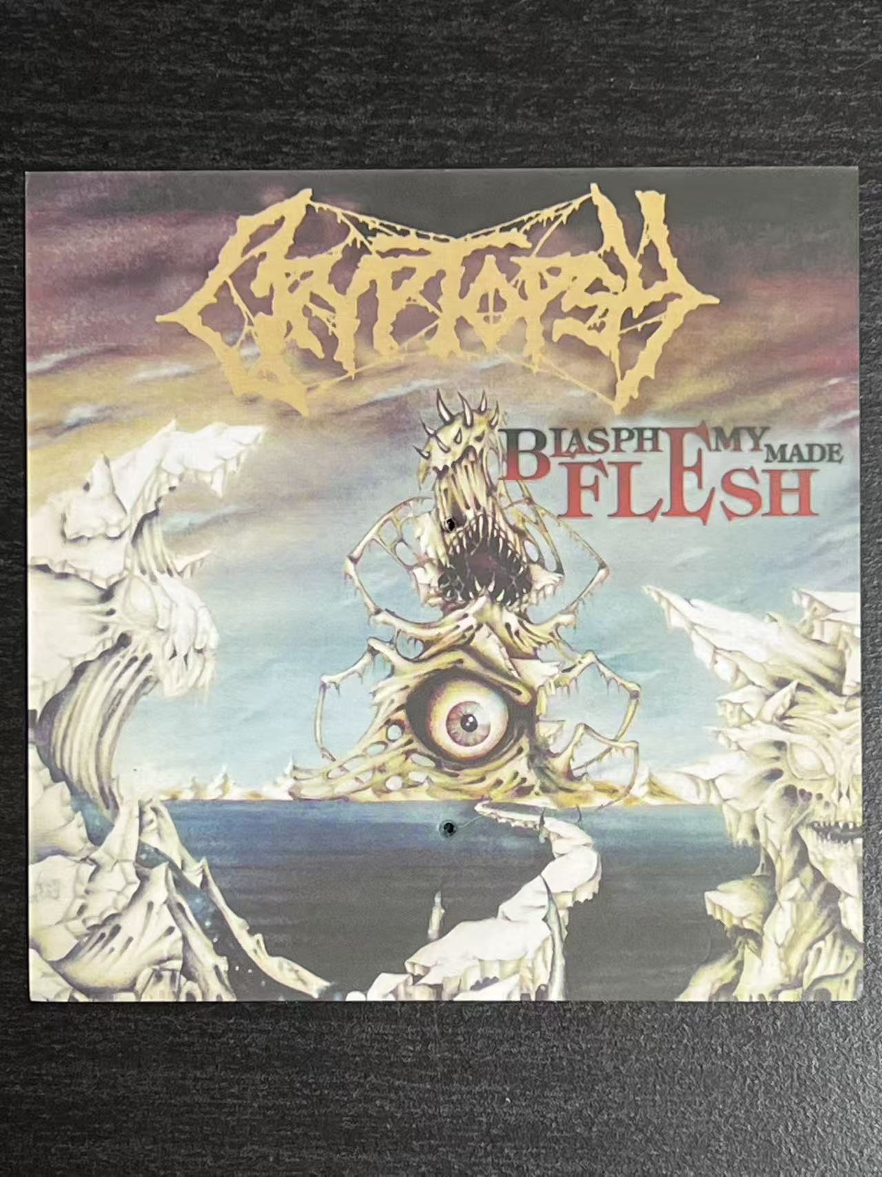 Cryptopsy - Blasphemy Made Flesh - 3D Sculpted Metal Pin