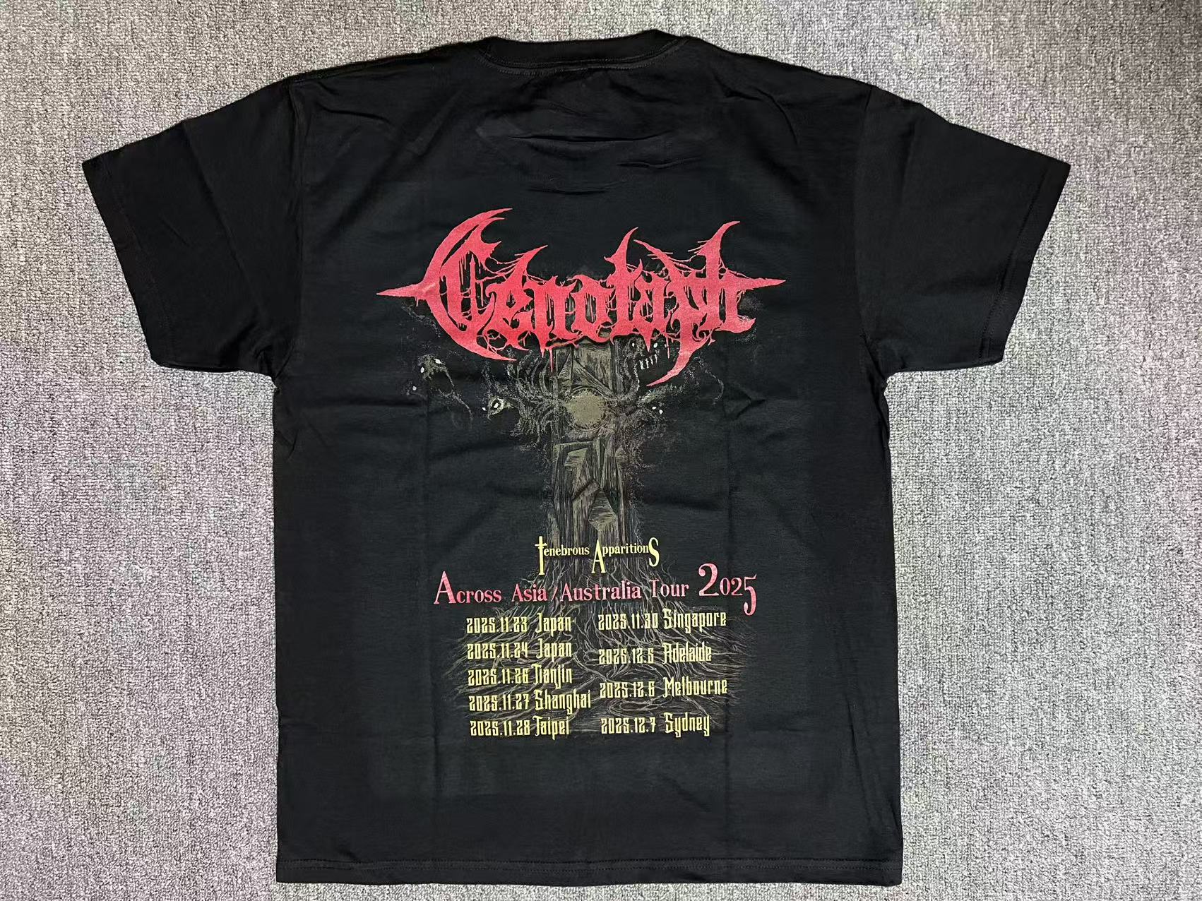 Cenotaph -  ...a Red Sky - Asia & Australia Tour Exclusive - T-Shirt