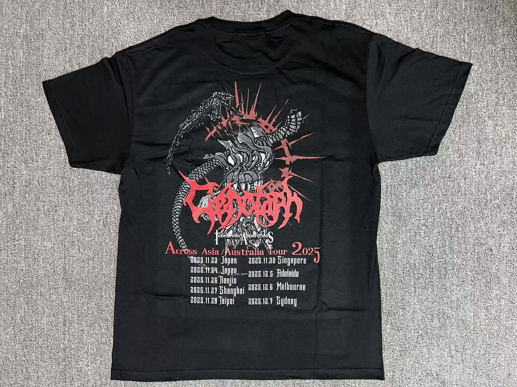 Cenotaph -  Rise of Excruciation - Asia & Australia Tour Exclusive - T-Shirt