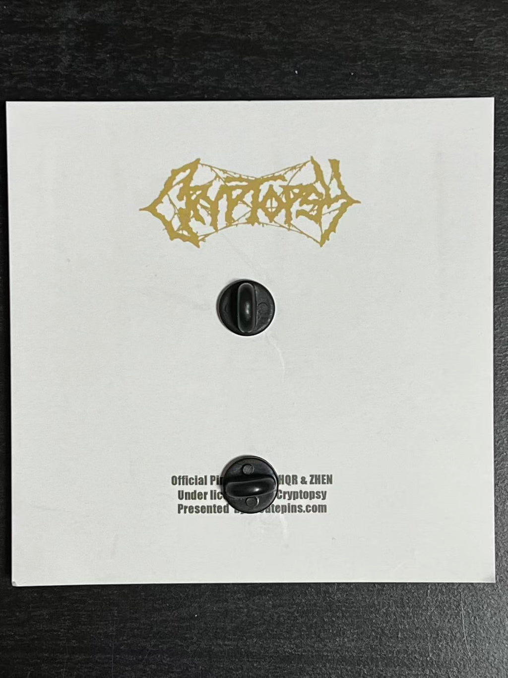 Cryptopsy - Blasphemy Made Flesh - 3D Sculpted Metal Pin