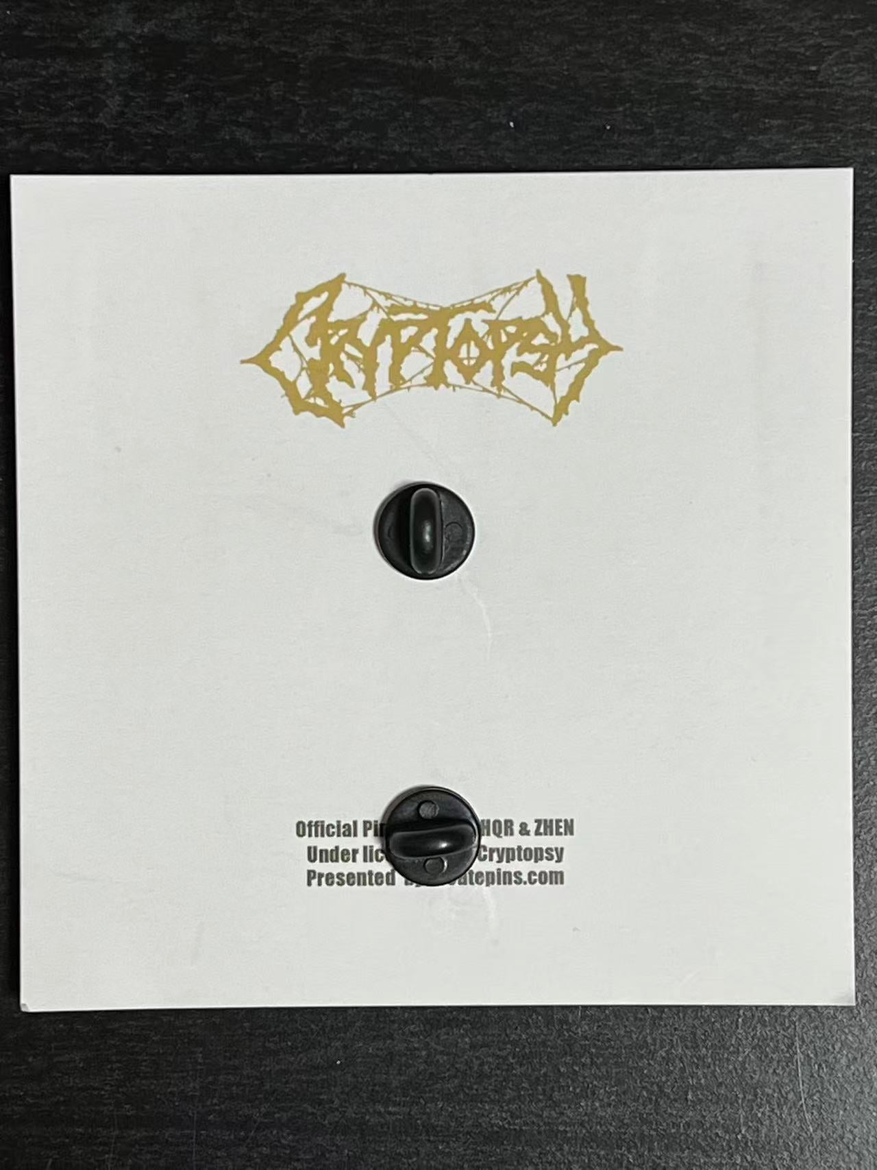 Cryptopsy - Blasphemy Made Flesh - 3D Sculpted Metal Pin