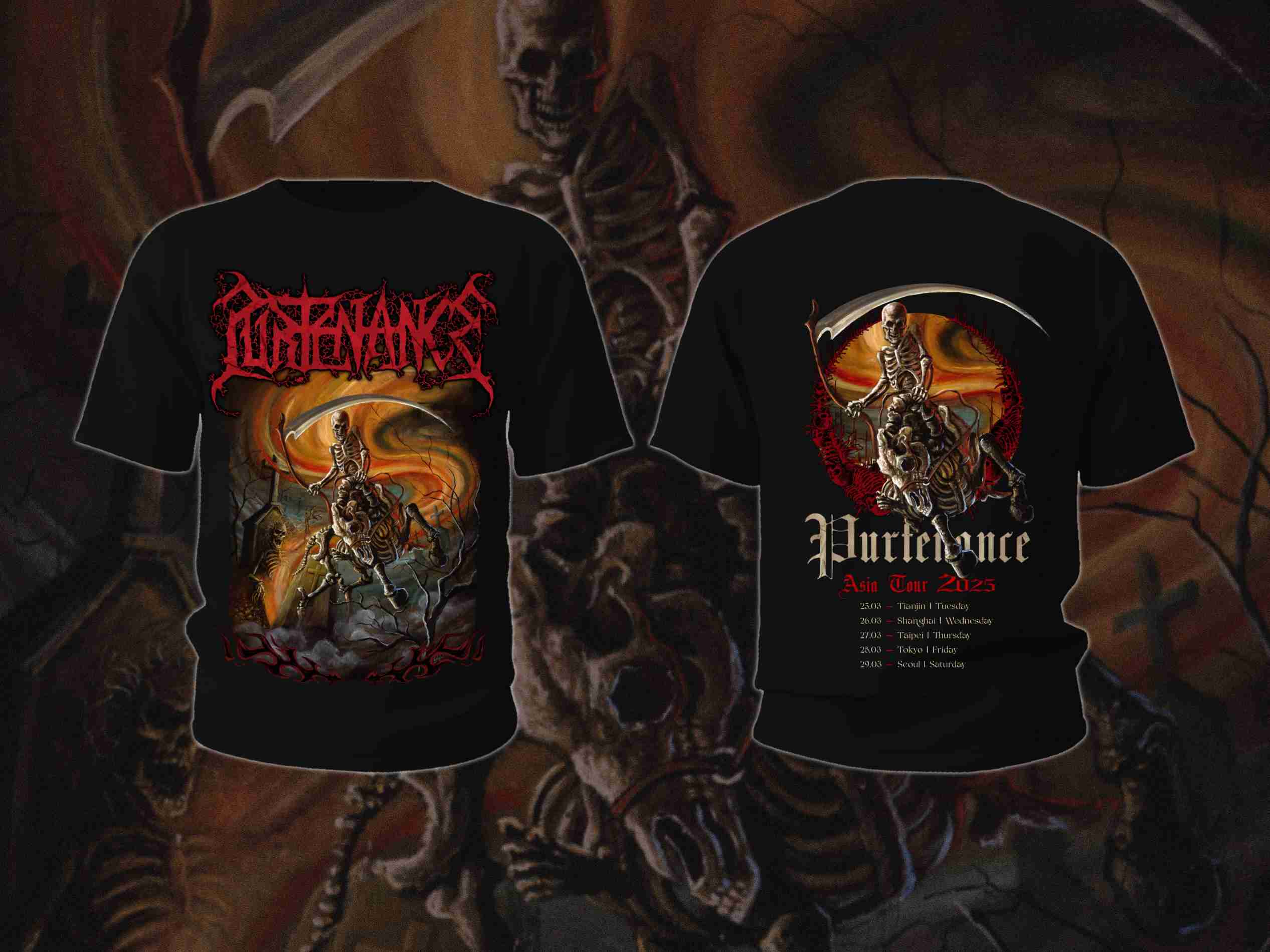 Purtenance - Asia Tour 2025 - T-shirt