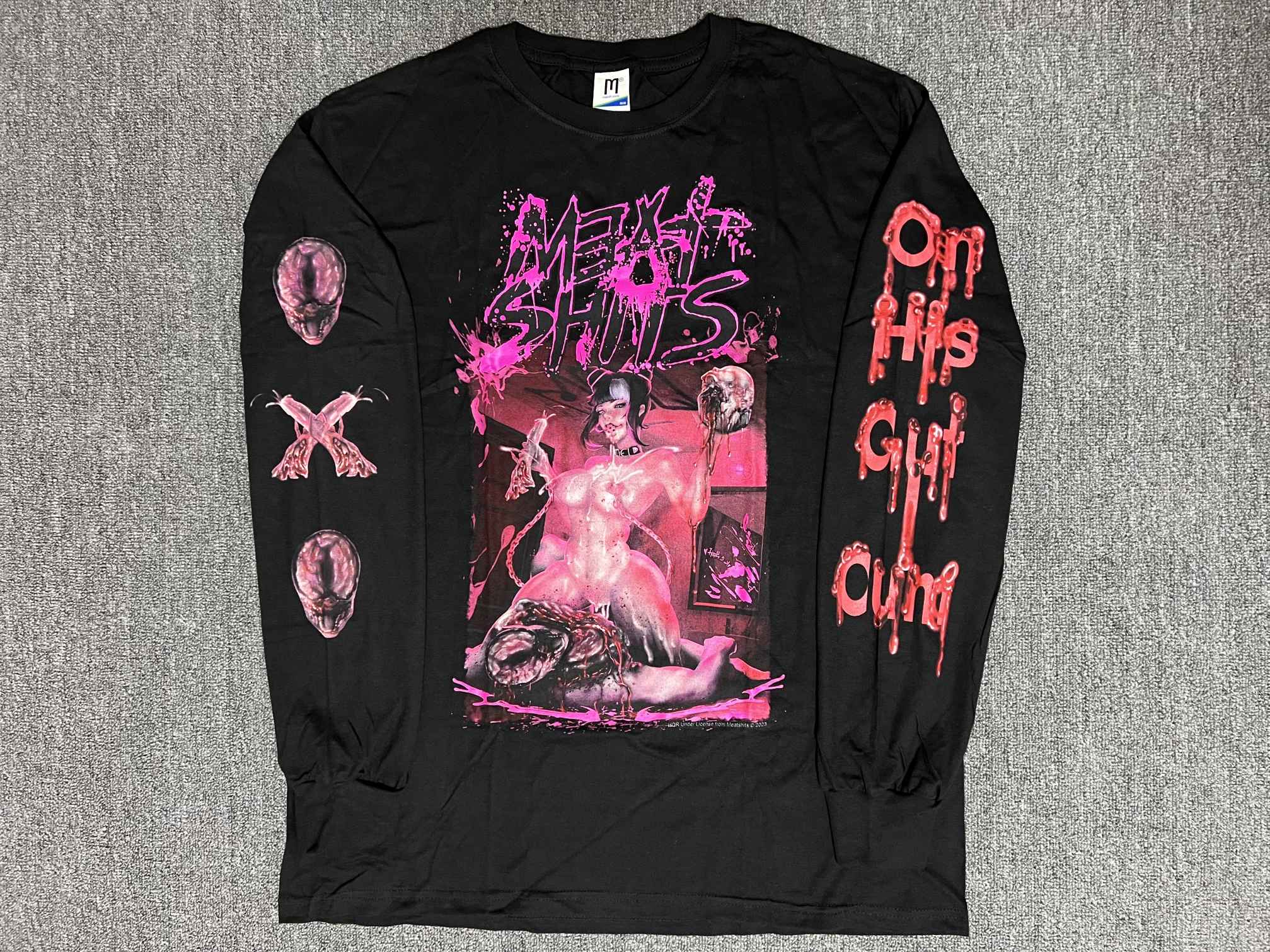 Meatshits - On His Gut I Cum - Longsleeve