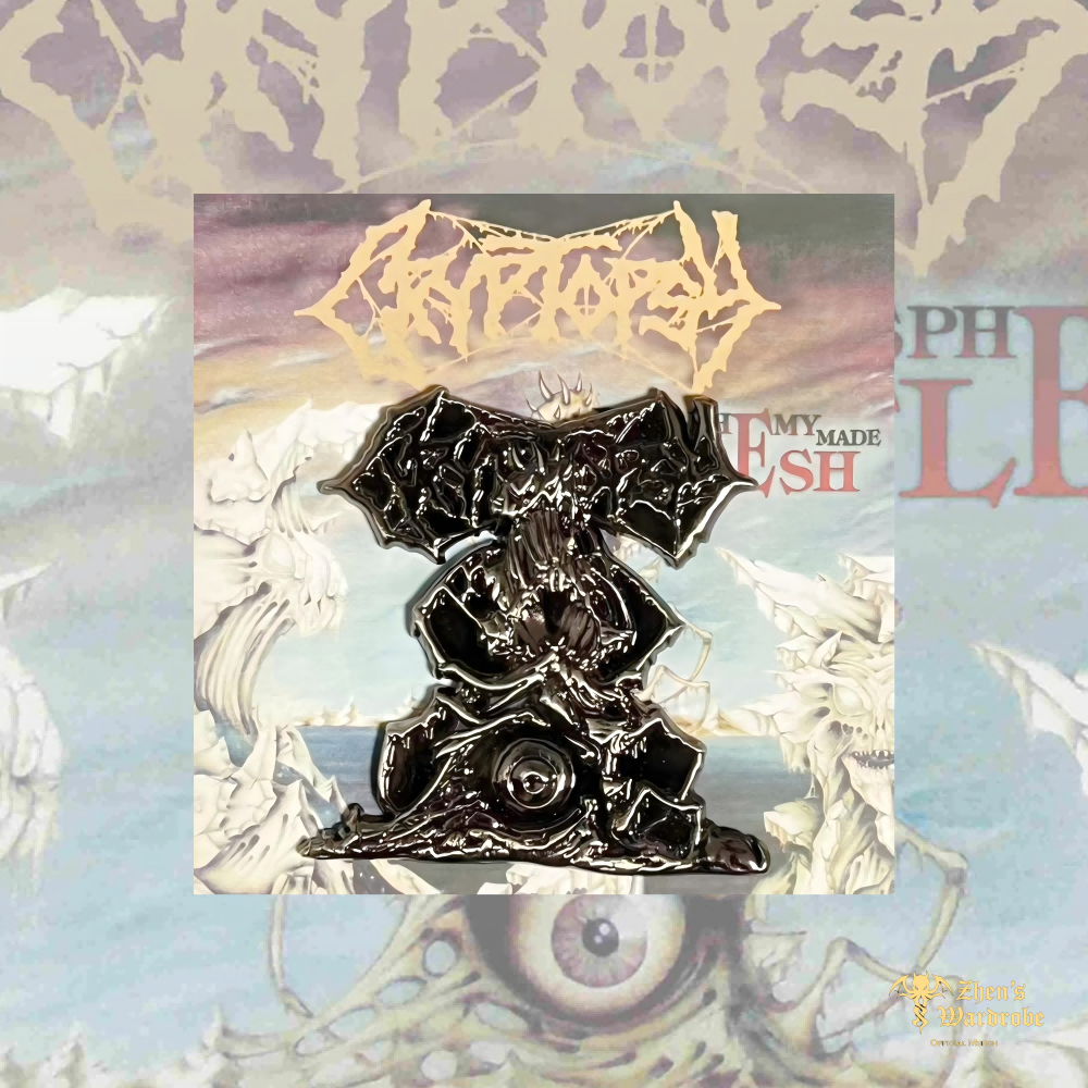 Cryptopsy - Blasphemy Made Flesh - 3D Sculpted Metal Pin